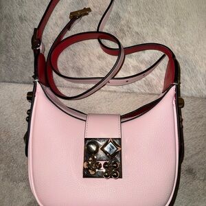 Christian Louboutin Carasky Mini Light Pink Gold Shoulder Bag